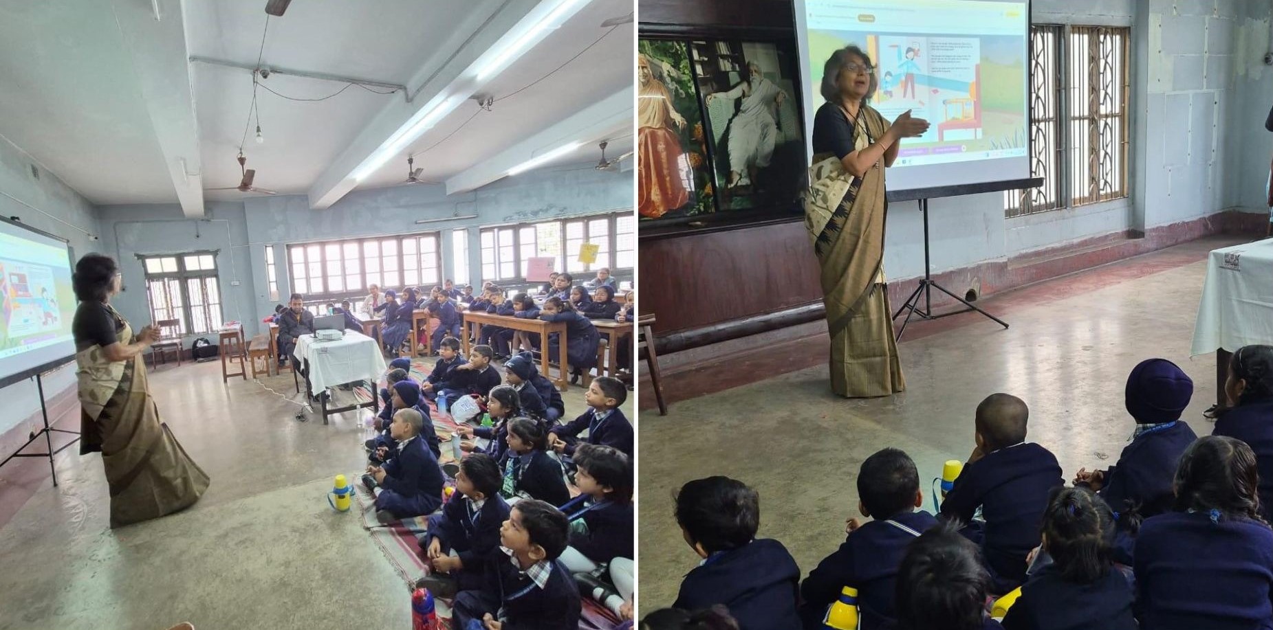 Stepping Into the Story: Exploring Nature and Emotions Through Storytelling at New Horizon High School